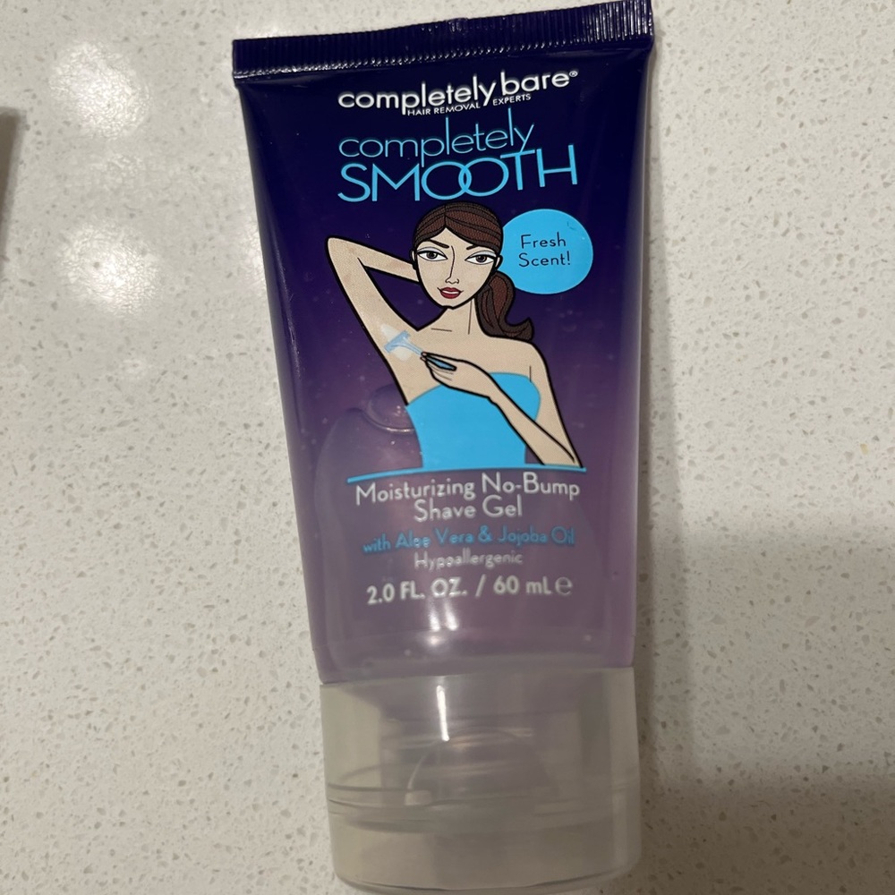 NEW Completely Bare Completely Smooth Shave Gel